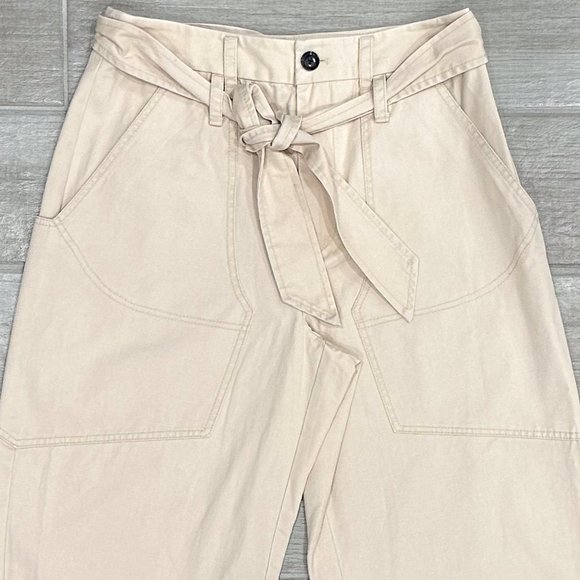 Marissa Webb Adler Canvas High-Rise Balloon Barrel Leg Ankle Pant in Chiffon - Picture 6 of 16